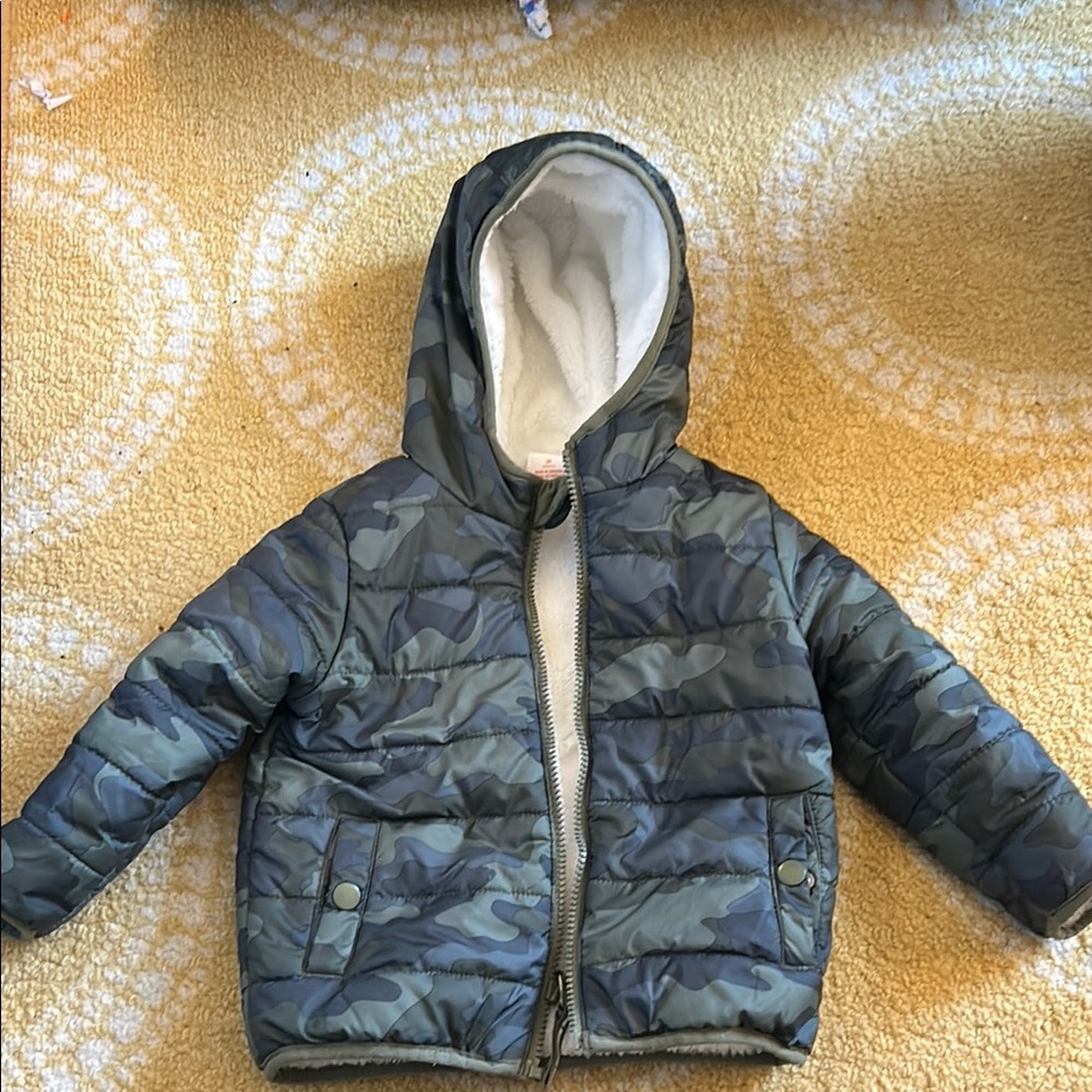 Toddler Camouflage Winter Jacket